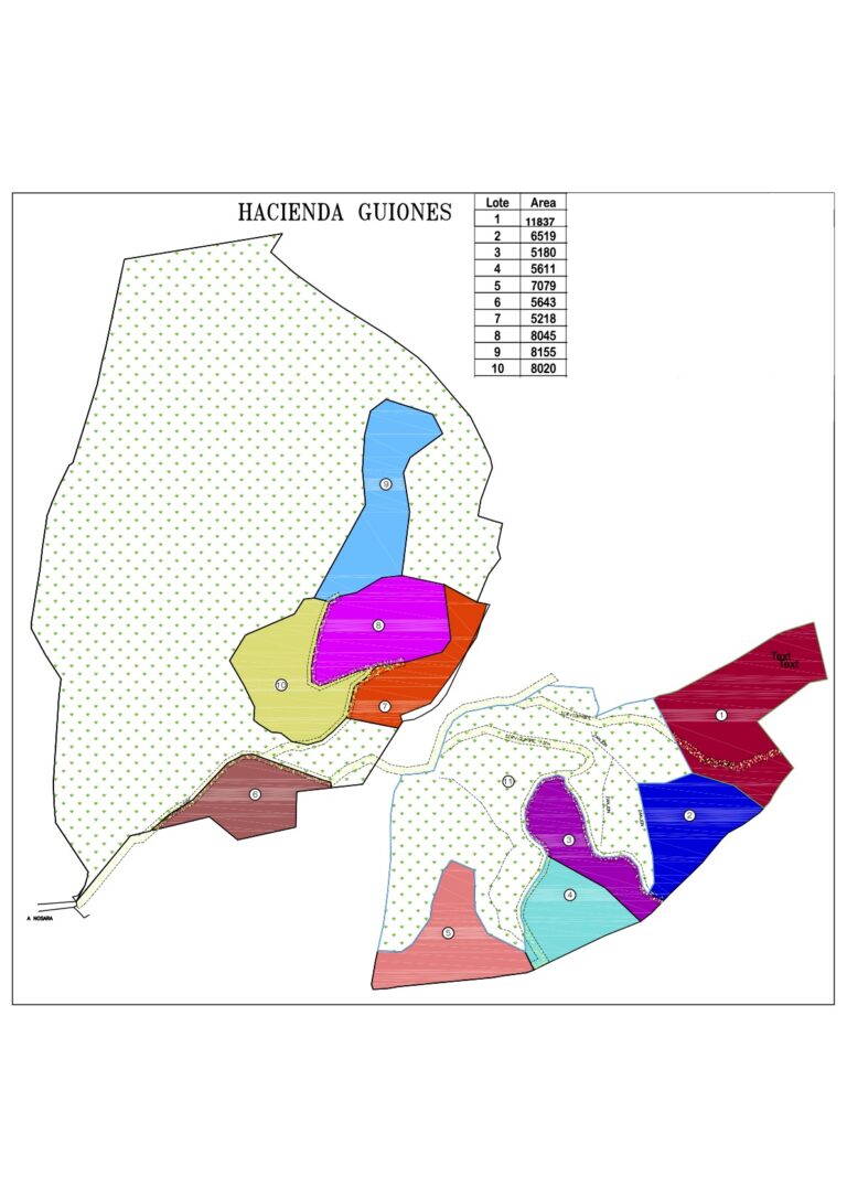 Map Hacienda Guiones